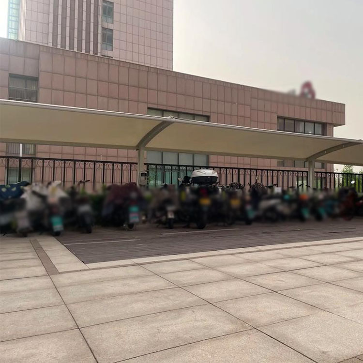 新田县膜结构电动车棚